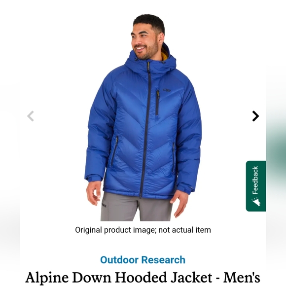 Outdoor Research Men's Alpine Down Hooded Jacket - Picture 10 of 16